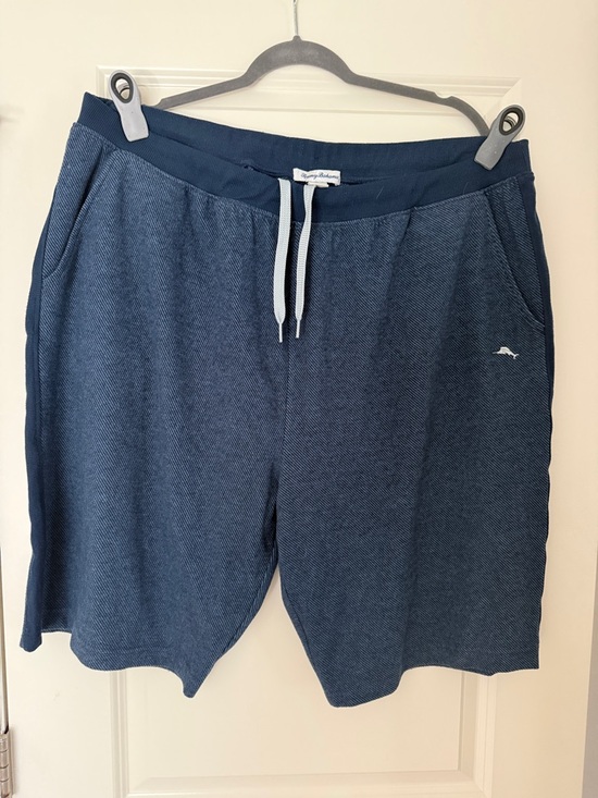 Tommy Bahama Other - Tommy Bahama Navy Knit Drawstring Athletic Shorts